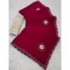 PID 64710 Women s Chiffon Butti Dotted Saree With Unstitched Blouse 5 5 Mtr Pink 1 1000x1000 1 Women's Chiffon Butti Dotted Saree With Unstitched Blouse 5.5Mtr (Pink)