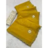 PID 64712 Women s Chiffon Butti Dotted Saree With Unstitched Blouse 5 5 Mtr Yellow 1 1000x1000 1 Women's Chiffon Butti Dotted Saree With Unstitched Blouse 5.5Mtr (Yellow)