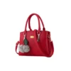 PID 65121 Generic Women s PU Leather Solid Shoulder Zipper Handbag Red 1 1000x1000 1 Women's PU Leather Solid Shoulder Zipper Handbag (Red)