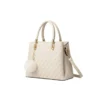 PID 65124 Generic Women s PU Leather Solid Shoulder Zipper Handbag Cream 1 1000x1000 1 Women's PU Leather Solid Shoulder Zipper Handbag (Cream)