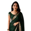 PID 65183 Women s Vichitra Silk Printed Saree With Unstitched Blouse 5 5 Mtr Green 1 1000x1000 1 Women's Vichitra Silk Printed Saree With Unstitched Blouse 5.5Mtr (Green)