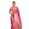 PID 65192 Women s Satin Printed Saree With Unstitched Blouse 5 5 Mtr Pink 1 1000x1000 1 Women's Satin Printed Saree With Unstitched Blouse 5.5Mtr (Pink)