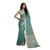 PID 65222 Women s Cotton Printed Saree With Unstitched Blouse 5 5 Mtr Teal 1 1000x1000 1 Women's Cotton Printed Saree With Unstitched Blouse 5.5Mtr (Teal)