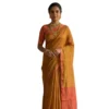 PID 65225 Women s Cotton Printed Saree With Unstitched Blouse 5 5 Mtr Brown 1 1000x1000 1 Women's Cotton Printed Saree With Unstitched Blouse 5.5Mtr (Mustrad)