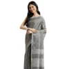 PID 65235 Women s Linen Cotton Printed Saree With Unstitched Blouse 5 5 Mtr Dark Grey 1 1000x1000 1 Women's Linen Cotton Printed Saree With Unstitched Blouse 5.5Mtr (Dark Grey)