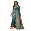 PID 65247 Women s Silk Blend Printed Saree With Unstitched Blouse 5 5 Mtr Sea Green 1 1000x1000 1 Women's Silk Blend Printed Saree With Unstitched Blouse 5.5Mtr (Sea Green)
