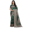 PID 65269 Women s Silk Blend Printed Saree With Unstitched Blouse 5 5 Mtr Green 1 1000x1000 1 Women's Silk Blend Printed Saree With Unstitched Blouse 5.5Mtr (Green)