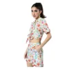 PID 65324 Women s Polyester Floral Short Sleeve Co Ord Set Multi 1 1000x1000 1 Women's Polyester Floral Short Sleeve Co-Ord Set (Multicolor)