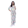PID 65335 Women s Polyester Floral 3 4th Sleeve Co Ord Set Multi 1 1000x1000 1 Women's Polyester Floral 3-4th Sleeve Co-Ord Set (Multicolor)