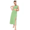 PID 65361 Women s Polyester Lycra Solid Sleeveless Dress Green 1 1000x1000 1 Women's Polyester Lycra Solid Sleeveless Dress (Green)