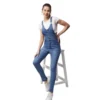 PID 65385 Women s Denim Lycra Solid Buttoned Dungaree Ice Blue 1 1000x1000 1 Women's Denim Lycra Solid Buttoned Dungaree (Ice Blue)