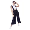 PID 65391 Women s Rayon Pinafore Shoulder Straps Jumpsuit Black 1 1000x1000 1 Women's Rayon Pinafore Shoulder Straps Jumpsuit (Black)