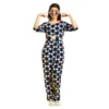 PID 65404 Women s Cotton Polka 3 4th Sleeve Girl s Jumpsuit Multi 1 1000x1000 1 Girl's Cotton Polka 3-4th Sleeve Jumpsuit (Multicolor)