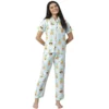 PID 65408 Women s Cotton Blend Printed Short Sleeve Night Suit Blue and Yellow 1 1000x1000 1 Women's Cotton Blend Printed Short Sleeve Night Suit (Blue-Yellow)