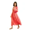 PID 65436 Women s Polyester Floral Long Sleeves Shrug Pink 1 1000x1000 1 Women's Polyester Floral Long Sleeves Shrug (Pink)