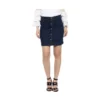 PID 65443 Women s Denim Front Button Buttoned Skirt Blue 1 1000x1000 1 Women's Denim Front Button Buttoned Skirt (Blue)