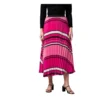 PID 65452 Women s Satin Pleated Elasticated Skirt Pink 1 1000x1000 1 Women's Satin Pleated Elasticated Skirt (Pink)