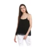 PID 65469 Women s Polyester Embellished Shoulder Straps Top Black 1 1000x1000 1 Women's Polyester Embellished Shoulder Straps Top (Black)