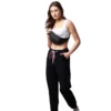 PID 65514 Women s Cotton Twill Solid Elasticated Trousers Black 1 1000x1000 1 Women's Cotton Twill Solid Elasticated Trousers (Black)
