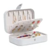 PID 65980 PU Leather Plain Jewelry Storage Box White Cream 1 1000x1000 1 PU Leather Solid Jewelry Storage Box (White-Cream)