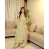PID 66505 Women s Silk Embroidered 3 4th Sleeve Round Readymade Kurti With Palazzo and Dupatta Set 1000x1000 1 Women's Silk Embroidered 3/4th Sleeve Round Readymade Kurti With Palazzo Pant and Dupatta Set (Pista)
