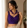 PID 66638 Womens Silk Embellished Sweetheart Neck Sleeveless Padded Blouse Purple Size 38 1 1000x1000 1 Women's Silk Embellished Sweetheart Neck Sleeveless Readymade Padded Blouse (Purple, Size 38)