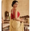 PID 66639 Womens Silk Embellished Sweetheart Neck Sleeveless Padded Blouse Red Size 38 1 1000x1000 1 Women's Silk Embellished Sweetheart Neck Sleeveless Readymade Padded Blouse (Red, Size 38)