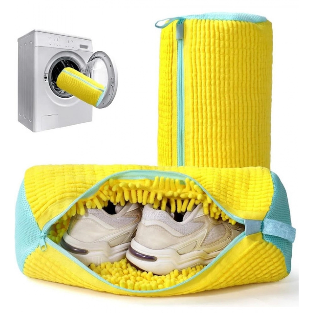 Pack of 2 Shoe Washing Machine Bag (Yellow) - Image 2