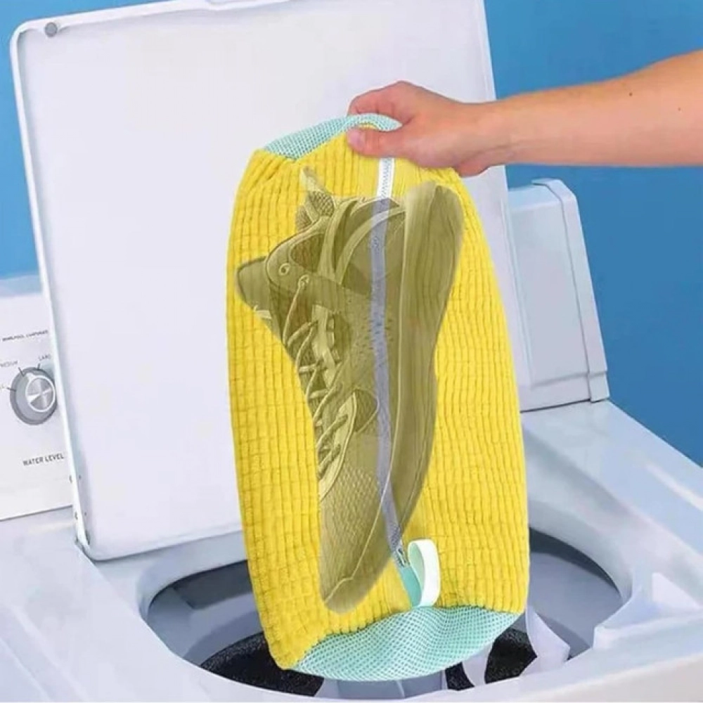 Pack of 2 Shoe Washing Machine Bag (Yellow) - Image 3