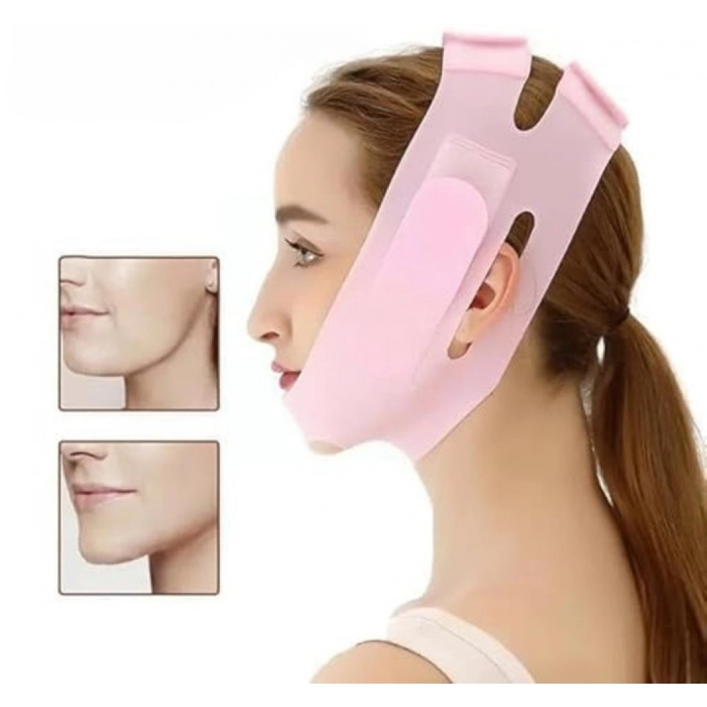 Pack of 2 V Face Mask (Pink) - Image 3