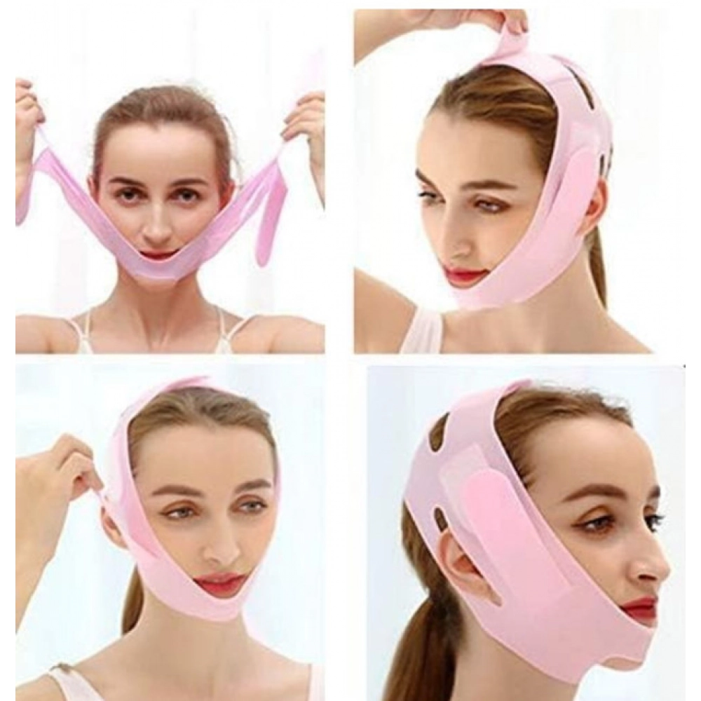 Pack of 2 V Face Mask (Pink) - Image 5