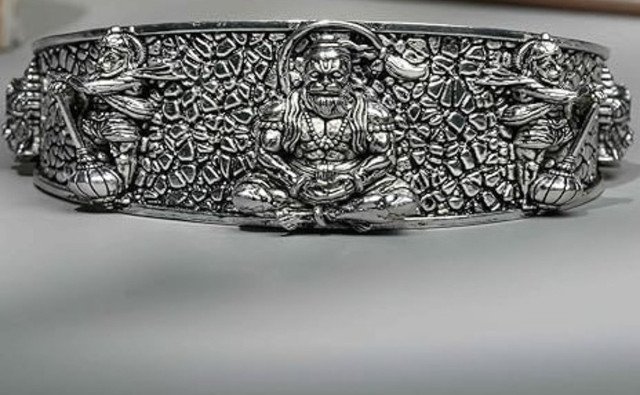 Hanumanji Kada (Silver) - Image 5