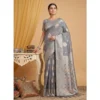 PID 67033 Women s Linen Cotton Printed Saree With Unstitched Blouse 5 5 Mtr Grey 1 1000x1000 1 Women's Linen Cotton Printed Saree With Unstitched Blouse 5.5Mtr (Grey)