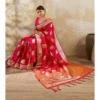 PID 67088 Women s Silk Blend Printed Saree With Unstitched Blouse 5 5 Mtr Red 1 1000x1000 1 Women's Silk Blend Printed Saree With Unstitched Blouse 5.5Mtr (Red)