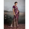 PID 67094 Women s Silk Blend Printed Saree With Unstitched Blouse 5 5 Mtr Wine 1 1000x1000 1 Women's Silk Blend Printed Saree With Unstitched Blouse 5.5Mtr (Wine)