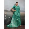 PID 67095 Women s Silk Blend Printed Saree With Unstitched Blouse 5 5 Mtr Rama Green 1 1000x1000 1 Women's Silk Blend Printed Saree With Unstitched Blouse 5.5Mtr (Rama Green)