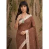PID 67098 Women s Linen Cotton Printed Saree With Unstitched Blouse 5 5 Mtr Brown 1 1000x1000 1 Women's Linen Cotton Printed Saree With Unstitched Blouse 5.5Mtr (Brown)