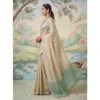 PID 67112 Women s Tissue Silk Soild Saree With Unstitched Blouse 5 5 Mtr Beige 1 1000x1000 1 Women's Tissue Silk Solid Saree With Unstitched Blouse 5.5Mtr (Beige)