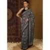 PID 67145 Women s Crepe Printed Saree With Unstitched Blouse 5 5 Mtr Black 1 1000x1000 1 Women's Crepe Printed Saree With Unstitched Blouse 5.5Mtr (Black)