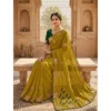 PID 67164 Women s Star Georgette Embellished Saree With Unstitched Blouse 5 5 Mtr Yellowmehandi 1 1000x1000 1 Women's Star Georgette Embellished Saree With Unstitched Blouse 5.5Mtr (Mustard)