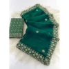 PID 67197 Women s Satin Embellished Saree With Unstitched Blouse 5 5 Mtr Green 1 1000x1000 1 Women's Satin Embellished Saree With Unstitched Blouse 5.5Mtr (Green)