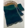 PID 67207 Women s Satin Embellished Saree With Unstitched Blouse 5 5 Mtr Navyt Toned 1 1000x1000 1 Women's Satin Embellished Saree With Unstitched Blouse 5.5Mtr (Bottle Green)