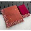 PID 67215 Women s Star Georgette Embroidered Saree With Unstitched Blouse 5 5 Mtr Red 5 1000x1000 1 Women's Star Georgette Embroidered Saree With Unstitched Blouse 5.5Mtr (Orange)