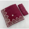 PID 67246 Women s Georgette Embellished Saree With Unstitched Blouse 5 5 Mtr Pink 1 1000x1000 1 Women's Georgette Embellished Saree With Unstitched Blouse 5.5Mtr (Maroon)