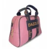 PID 67370 Women s PU Leather Printed Duffle Bag with Adjustable Strap Pink 1 1000x1000 1 Women's Polyurethane Textured Duffle Bag with Adjustable & Removable Strap (Pink)