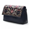 PID 67371 Women s PU Leather Floral Embroidered Crossbody Sling Bag with Adjustable Strap Black 1 1000x1000 1 Women's Polyurethane Floral Embroidered Crossbody Sling Bag with Adjustable & Removable Strap (Black)