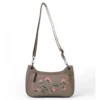 PID 67401 Women s PU Leather Floral Embroidered Shoulder Bag with Adjustable Strap Beige 1 1000x1000 1 Women's Polyurethane Floral Embroidered Crossbody Sling Bag with Adjustable & Removable Strap (Beige)