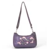 PID 67408 Women s PU Leather Floral Embroidered Shoulder Bag with Adjustable Strap Purple 1 1000x1000 1 Women's Polyurethane Floral Embroidered Crossbody Sling Bag with Adjustable & Removable Strap (Purple)