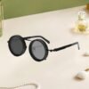 PID 67733 Metal Adjustable Tint Sunglasses Black 1 Metal Adjustable Tint Sunglasses (Black)