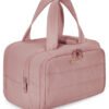 PID 67847 Polyester 4 In 1 Travel Toiletry Bag Peach 1 Polyester 4-In-1 Travel Toiletry Bag (Peach)